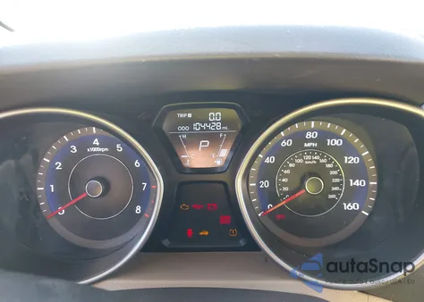 2012 Hyundai Elantra Gls из США, поврежденный, VIN 5NPDH4AE4CH088392